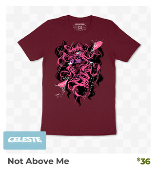 Not Above Me t-shirt is back in stock at fangamer.com