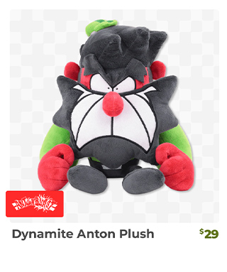 Dynamite Anton Plush is back in stock at fangamer.com