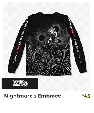 Nightmare's Embrace is back in stock at fangamer.com