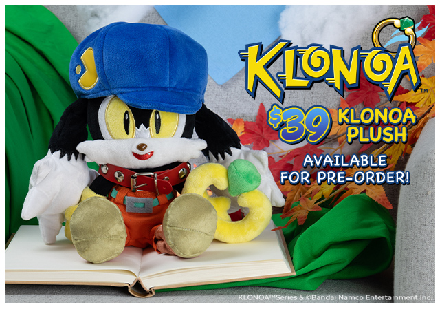 New Klonoa plush now available for preorder at fangamer.com