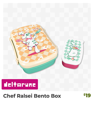 Chef Ralsei Bento Box available at Fangamer.com