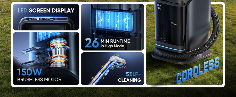 Fanttik Textra 11 Apex Cordless Carpet Cleaner