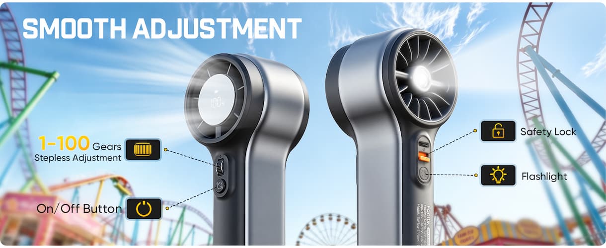 Fanttik GoFlow 11 Apex Portable Handheld Fan