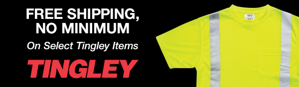 Free Ship on Tingley Orders, No Minimum