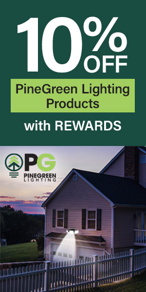10% OFF PineGreen Lighting Products