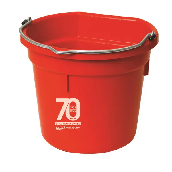 Blain's Farm & Fleet 20 qt. Flat Back Plastic Bucket