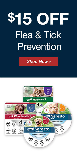 Up to $15 OFF Flea & Tick Prevention