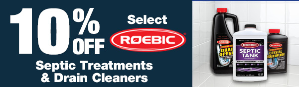 10% OFF Select Roebic Products