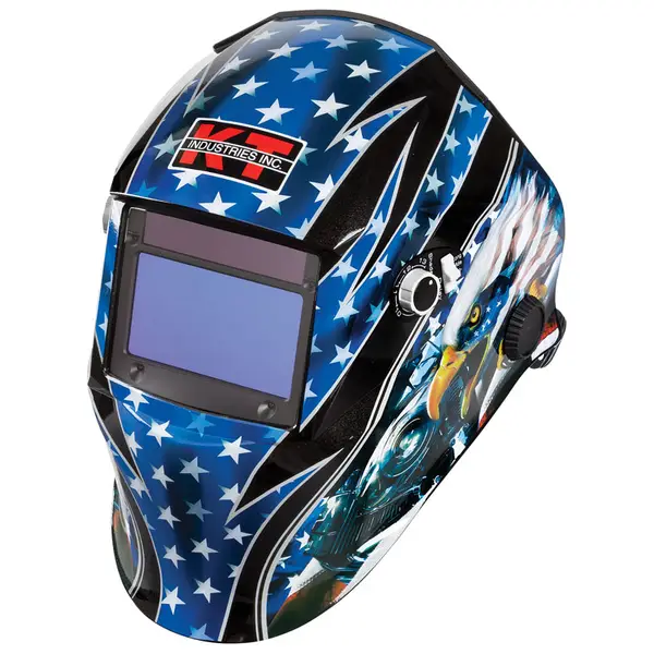 K-T Industries  Patriotic Auto-Darkening Welding Helmet