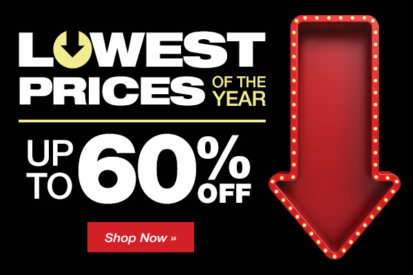 Lowest Prices of The Year