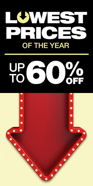 Lowest Prices of The Year