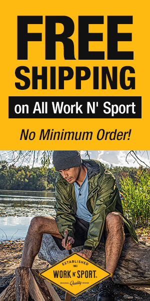 FREE Shipping on All Work N' Sport