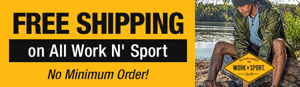 FREE Shipping on All Work N' Sport