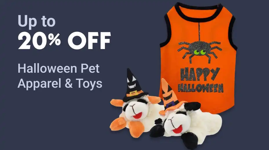 Up to 20% OFF Halloween Pet Apparel & Toys