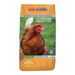 Agrimaster All Flock Pelleted Poultry Feed, 50 lb