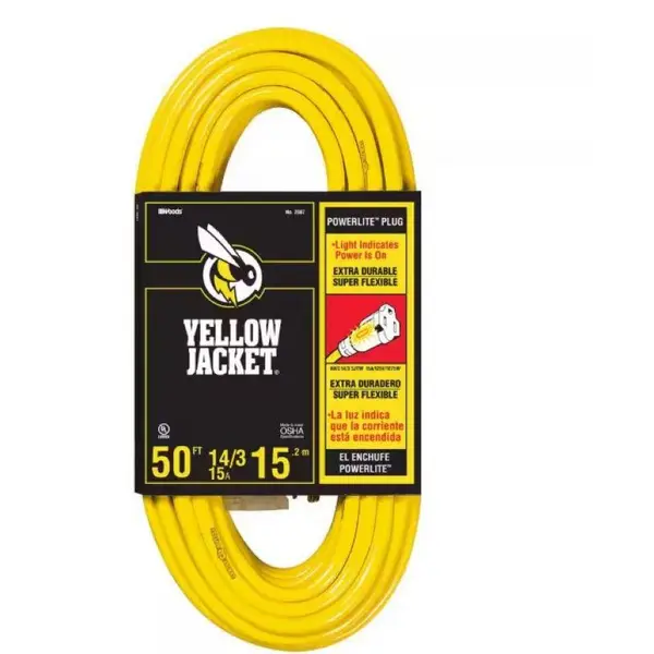Southwire Yellow Jacket 14/3 50' Extension Cord
