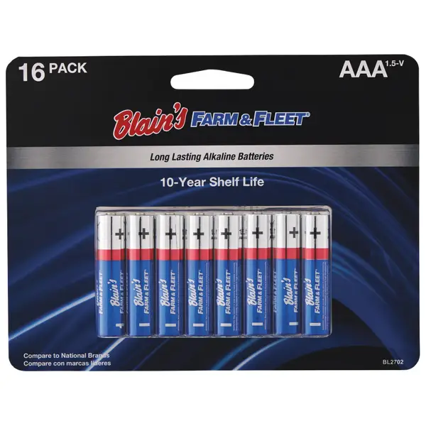 Farm & Fleet 16-Pack AA/AAA Alkaline Batteries