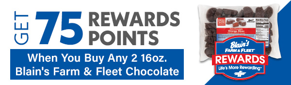 Get 75 Rewards Points w/ Purchase of 2 16oz. Bags of BFF Chocolate