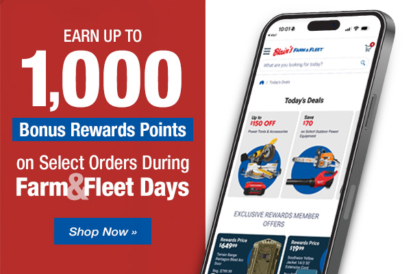 Shop Farm & Fleet Days Rewards-Only Offers!