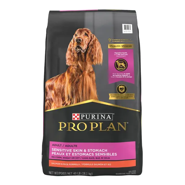 Sensitive Skin & Stomach Salmon Dog Food 40 lb, Salmon First Ingredient