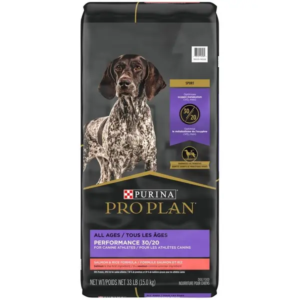 Sport Performance 30/20 Salmon & Rice Formula Dog Food, 33 lb, 30% Protein, 20% Fat