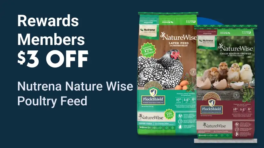 Rewards $3 OFF Nutrena Poultry Feed