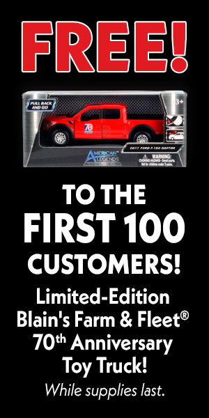 FREE Toy Truck To the First 100 Customers!