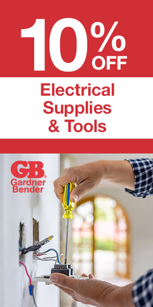10% OFF Gardner Bender Electrical Supplies & Tools