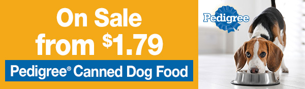 Pedigree Canned Dog Food on Sale from $1.79