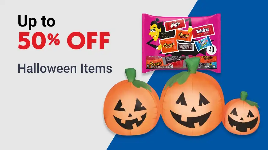 Up to 50% OFF Halloween Items