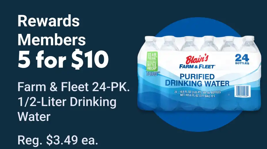 Rewards 5 for $10 BFF 24 pk. Drinking Water