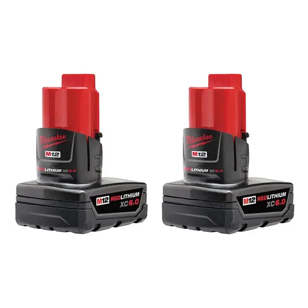 Milwaukee 2-Pack M12 Redlithium XC6.0 Battery
