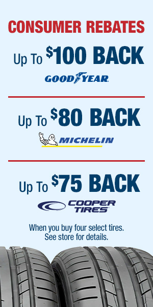Consumer Rebates on Tires