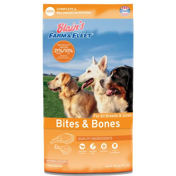 Farm & Fleet 40 lb. Bites and Bones Dog Food 