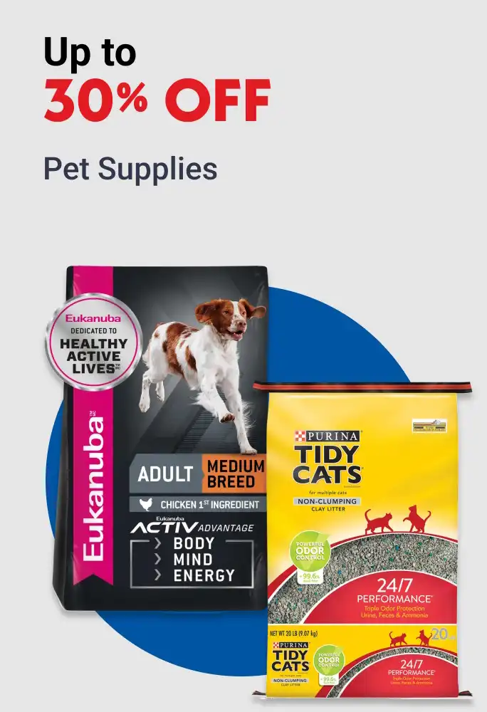 Up to 30% OFF Pet Supplies