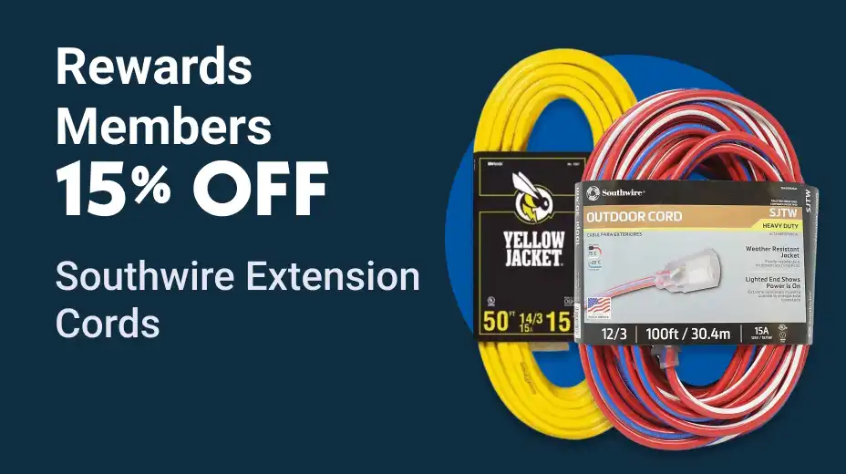Rewards Members 15% OFF Southwire Extension Cords
