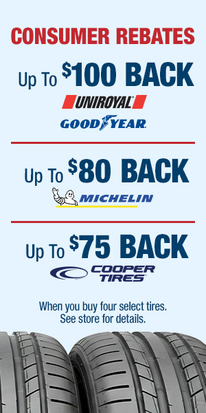 Consumer Rebates on Tires