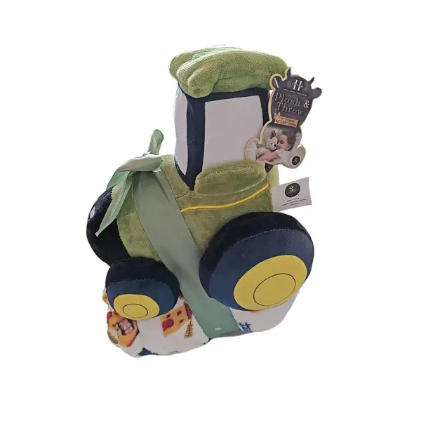 Spirit Home Tractor Plush Pillow Toy w/ Blanket