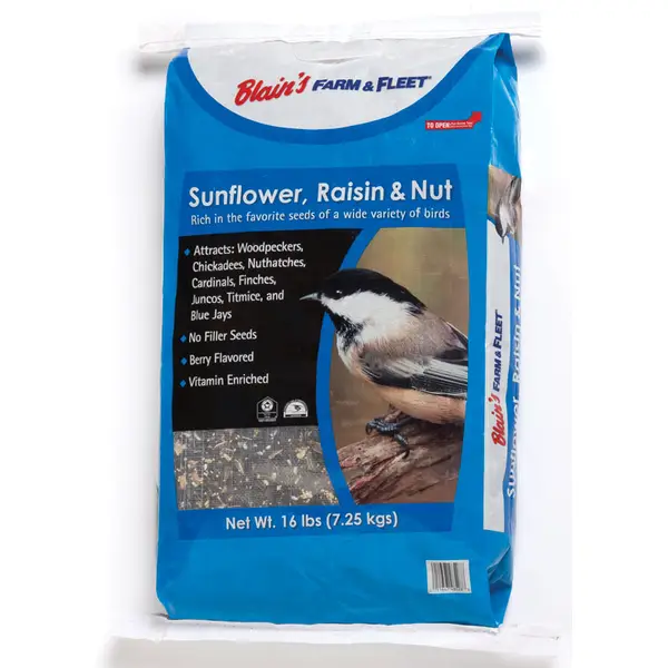 BFF 16 lb. Sunflower, Raisin & Nut Bird Seed