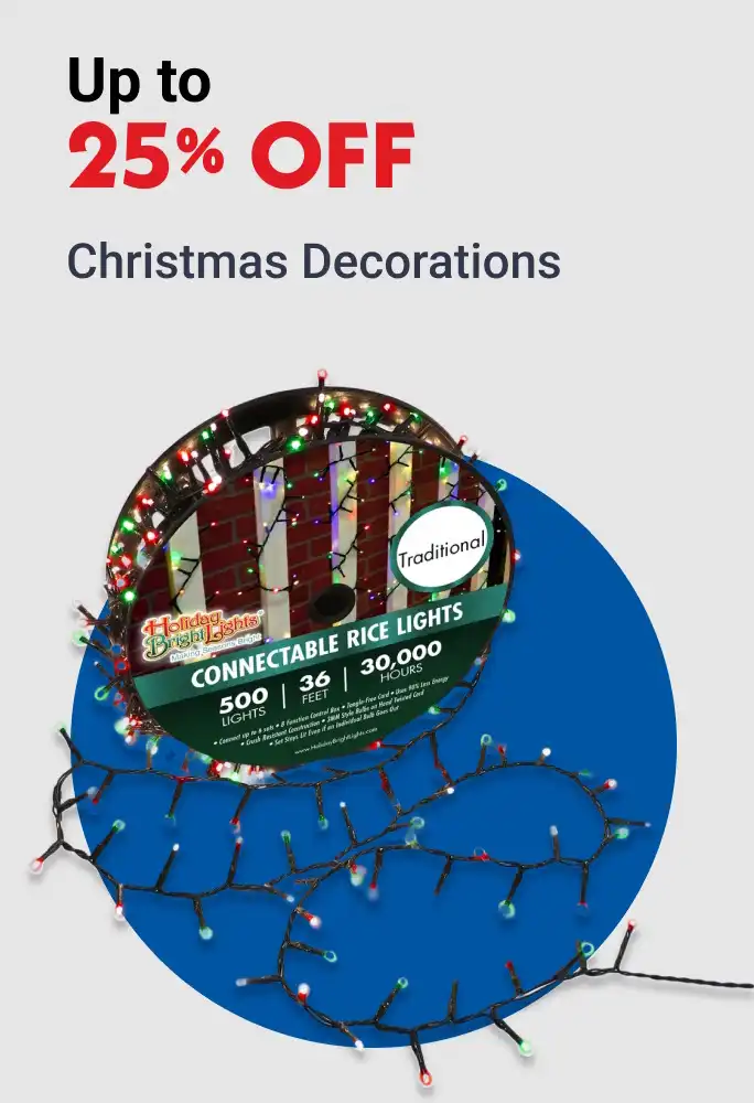 Up to 25% OFF Christmas Decore