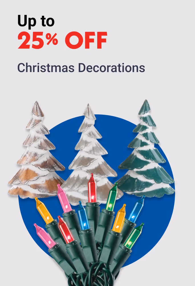 Up to 25% OFF Christmas Decore