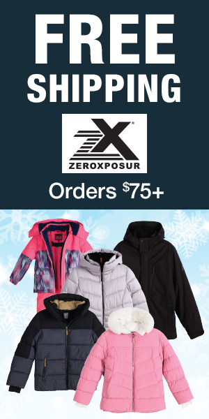 FREE Shipping on ZeroXposur Orders $75+