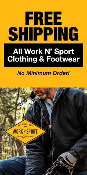 FREE Shipping on All Work N' Sport Clothing & Footwear