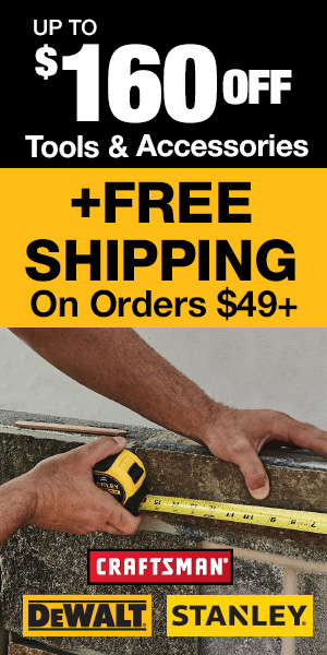 FREE Shipping on Select Dewalt Orders $49+