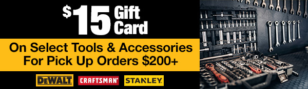 Tool Gift Card Special Offer
