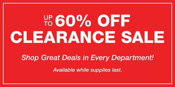 Clearance Sale