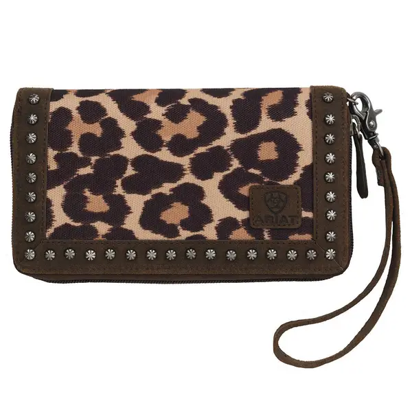 Ariat Leopard Clutch