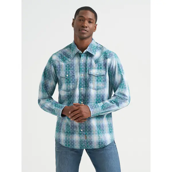 Men's Retro Snap Button Shirt