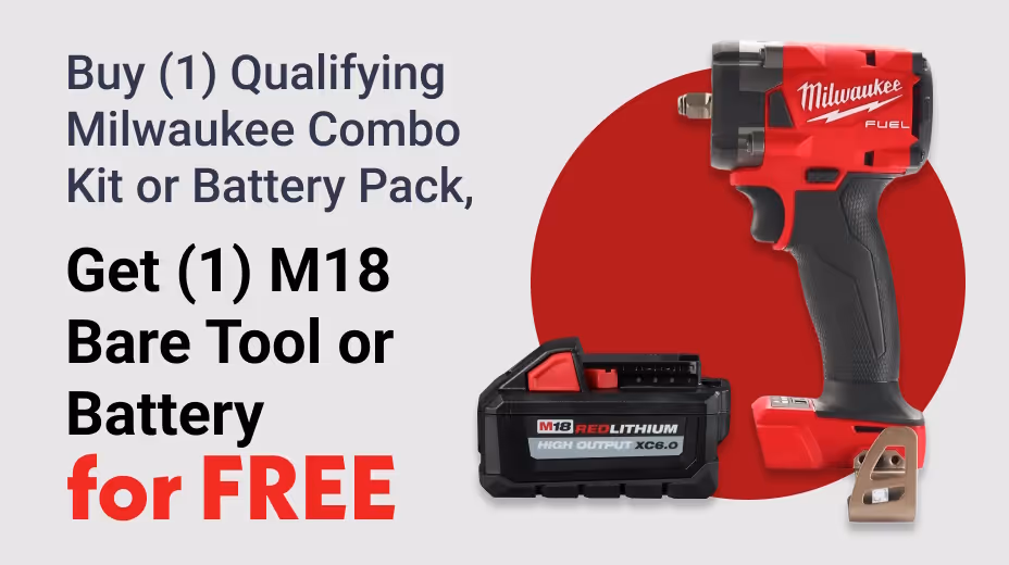 Milwaukee Buy One, Get One FREE Deals Today!