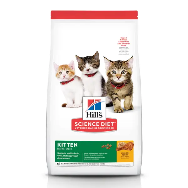 Hill's Science Diet brand page Kitten Food, Chicken Recipe, Dry Cat Food, DHA for Brain Development